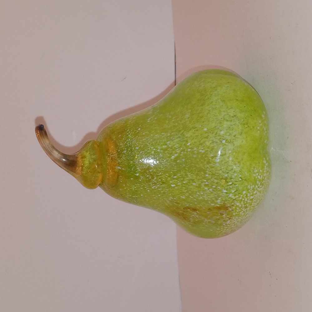 Vintage Blown Glass Pear